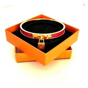 Hermes Kelly lock bracelet